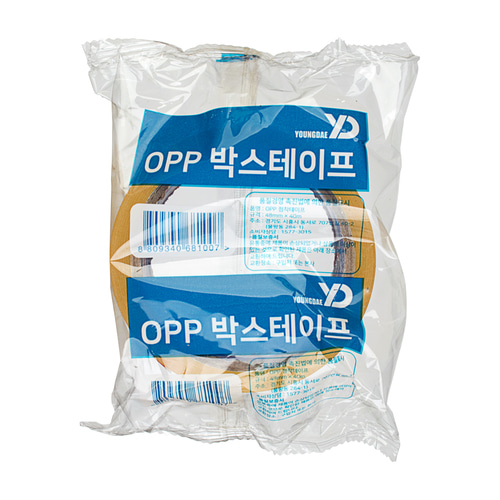 영대 투명 OPP 박스테이프 48mm 40m 1개 15kg이하 경포장